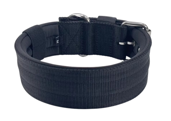 Collier à boucle 5 cm | Sans poignée - Noir